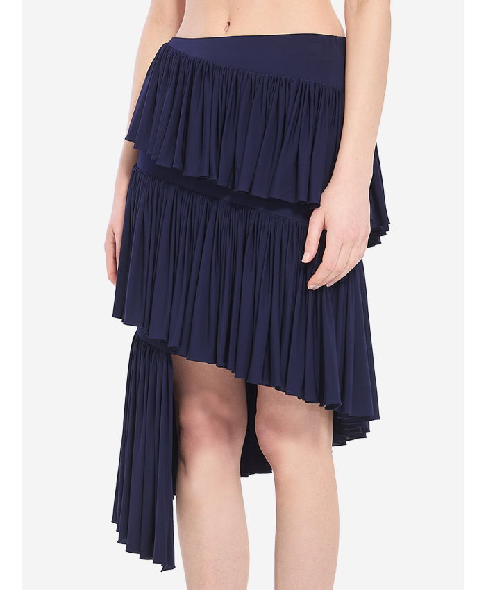 ALAIA - Asymmetric spiral skirt