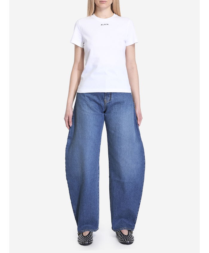 ALAIA - Barrel-leg jeans