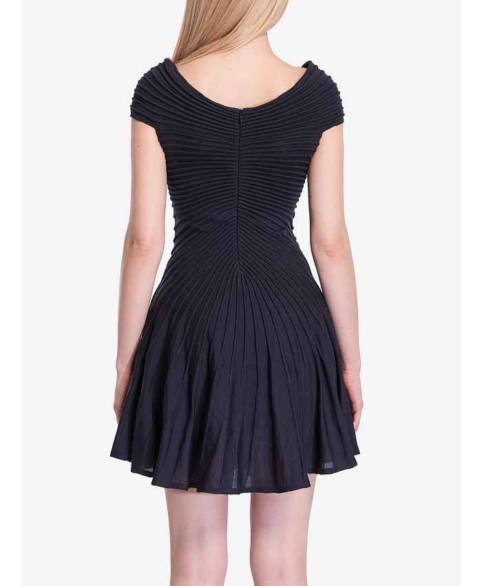 ALAIA - Textured knit mini dress