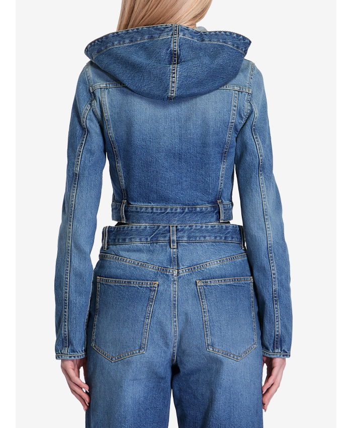 ALAIA - Hooded denim jacket