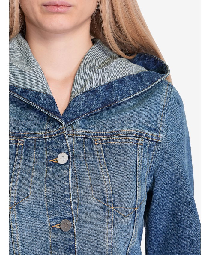 ALAIA - Hooded denim jacket