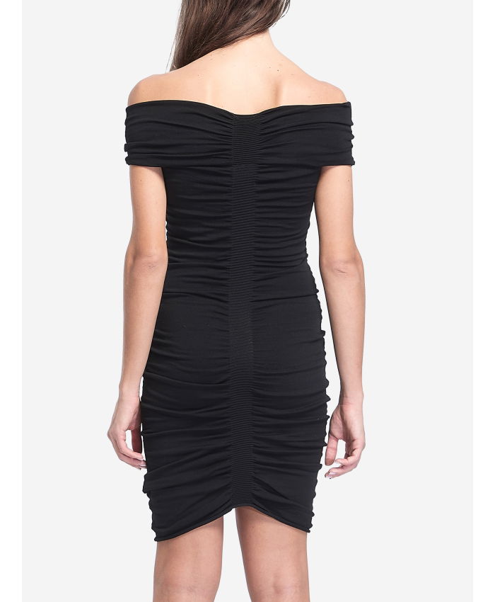 ALEXANDER WANG - Off-the-shoulder dress with ruches