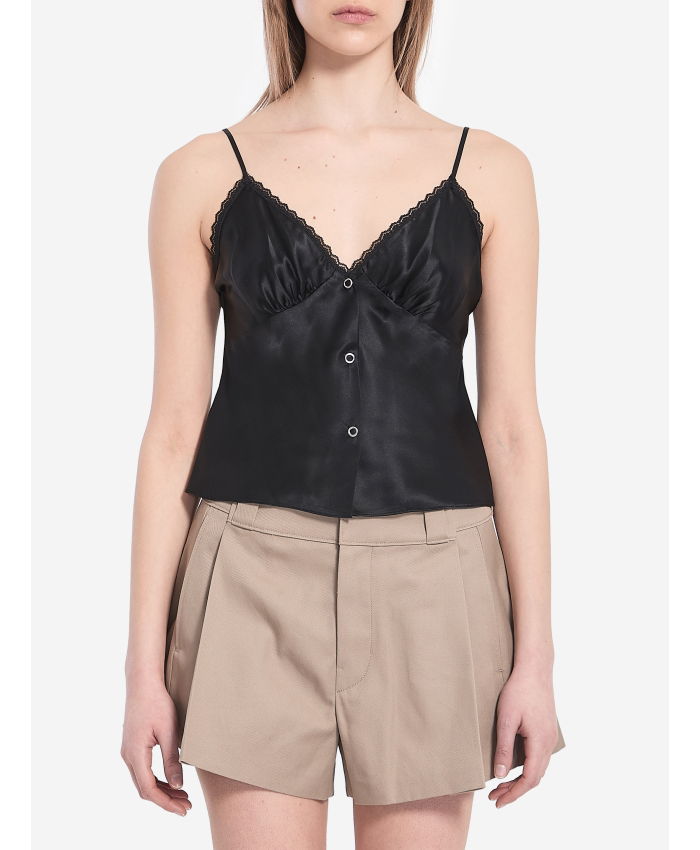 ALEXANDER WANG - Silk charmeuse camisole