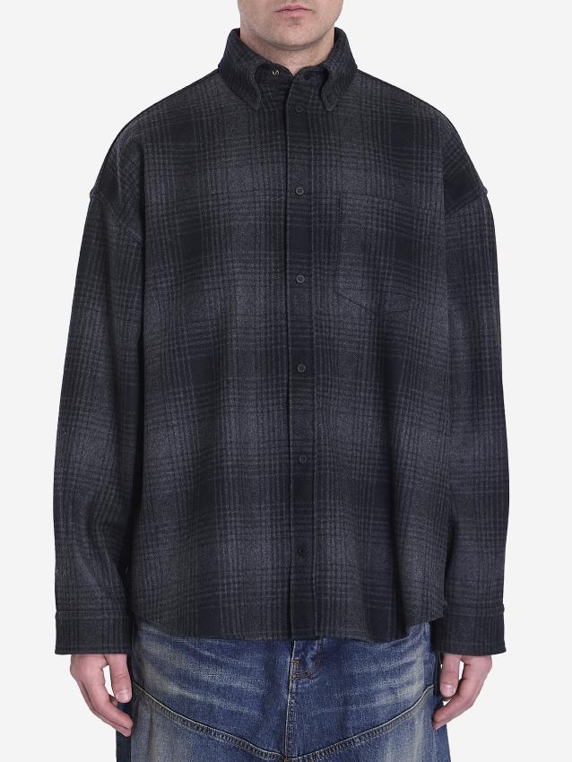 BALENCIAGA - Plaid shirt