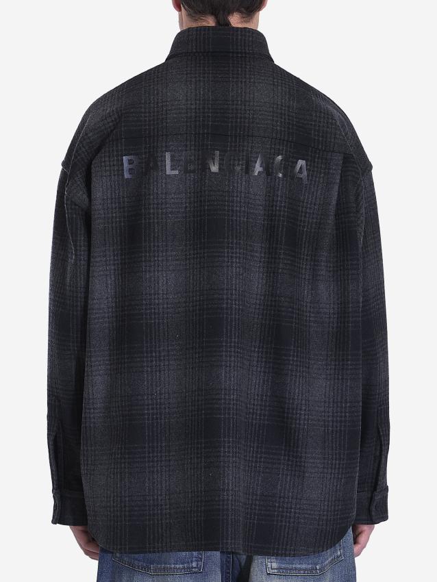 BALENCIAGA - Plaid shirt