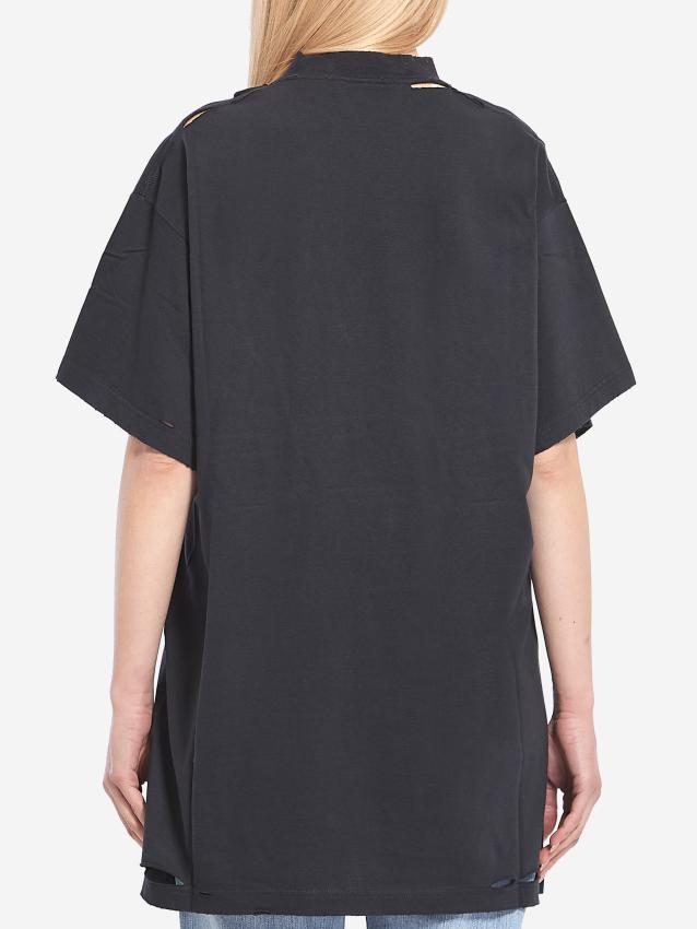 BALENCIAGA - Optical oversize t-shirt