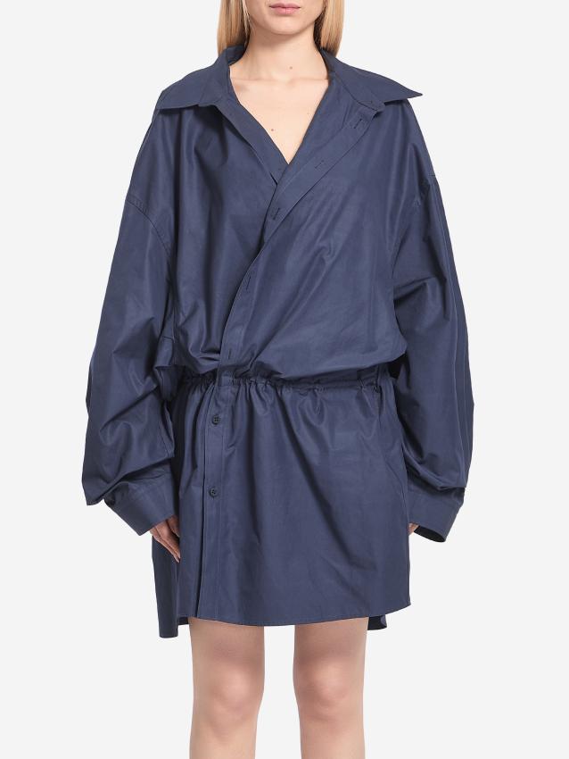 BALENCIAGA - Mini shirt dress