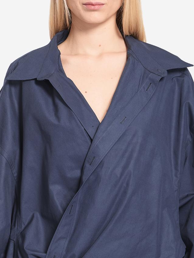 BALENCIAGA - Mini shirt dress