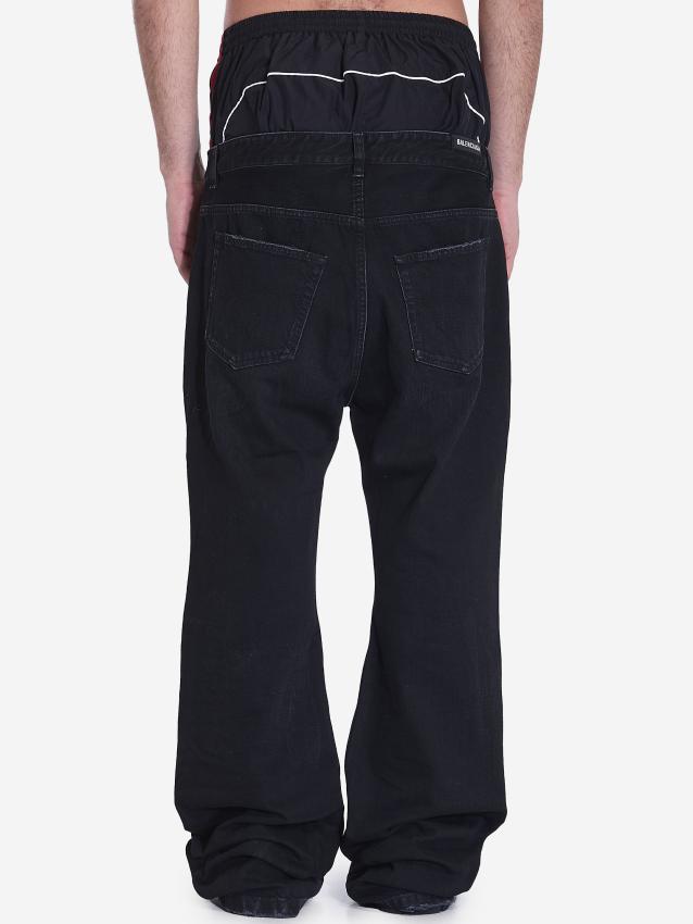 BALENCIAGA - Layered jeans