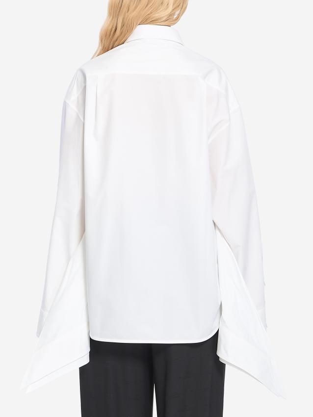 BALENCIAGA - Tied cuffs blouse