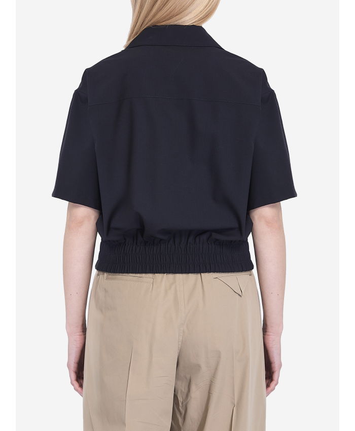 BOTTEGA VENETA - Fine wool crop shirt