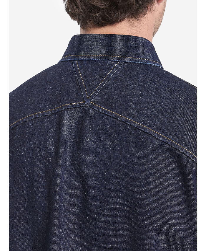 BOTTEGA VENETA - Indigo denim shirt