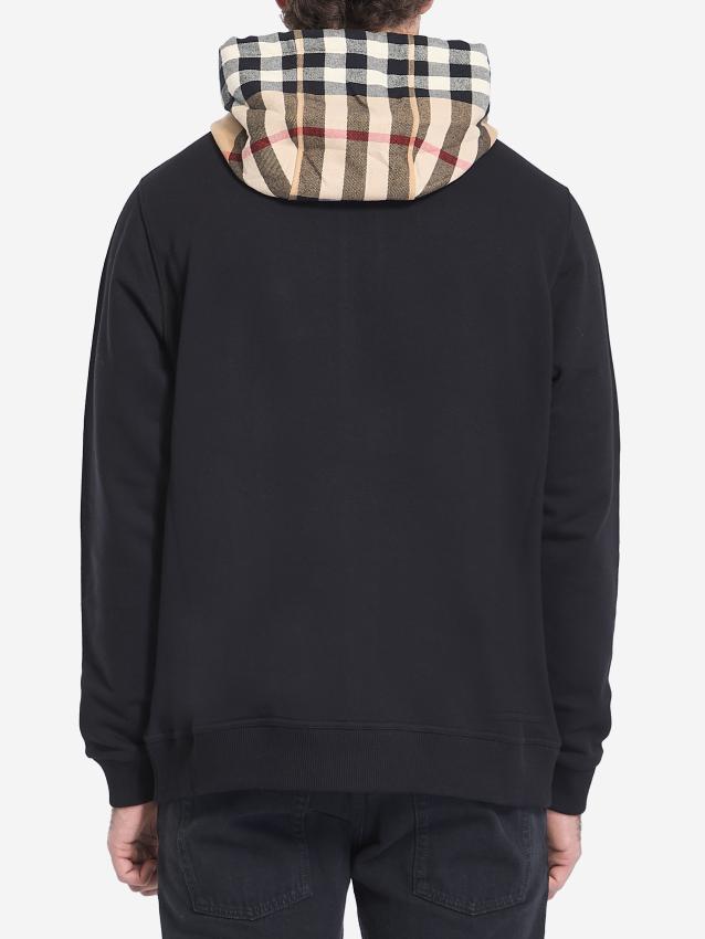 BURBERRY - Check hoodie