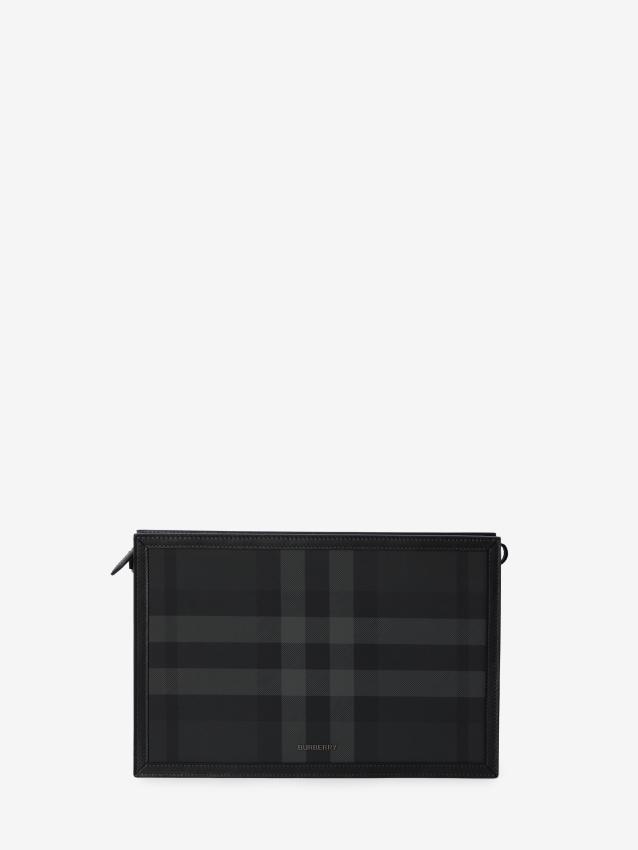 BURBERRY - Check pouch