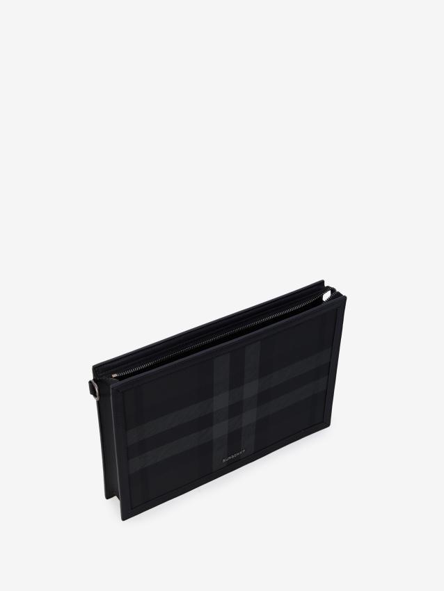 BURBERRY - Check pouch