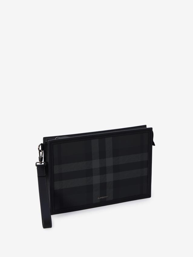 BURBERRY - Check pouch