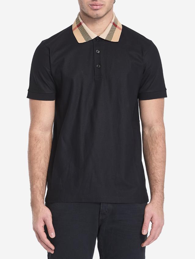 BURBERRY - Cotton polo shirt