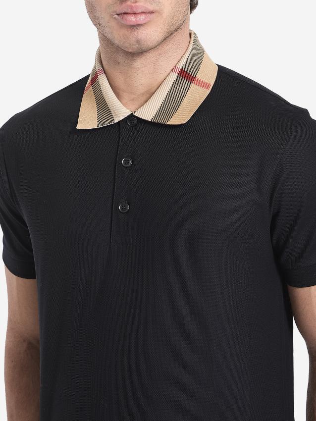 BURBERRY - Cotton polo shirt