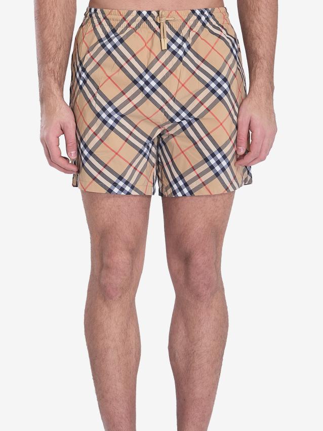 BURBERRY - Check swim boxers