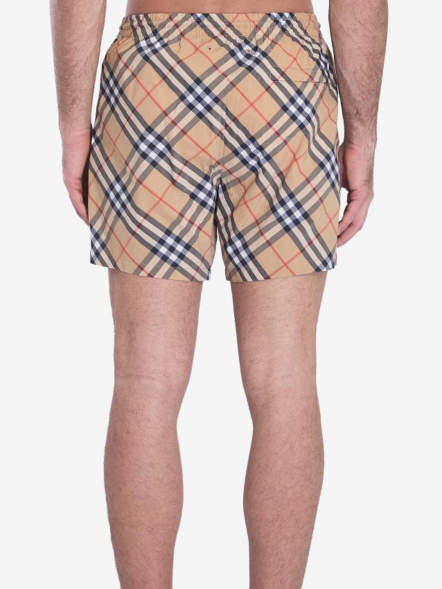 BURBERRY - Check swim boxers