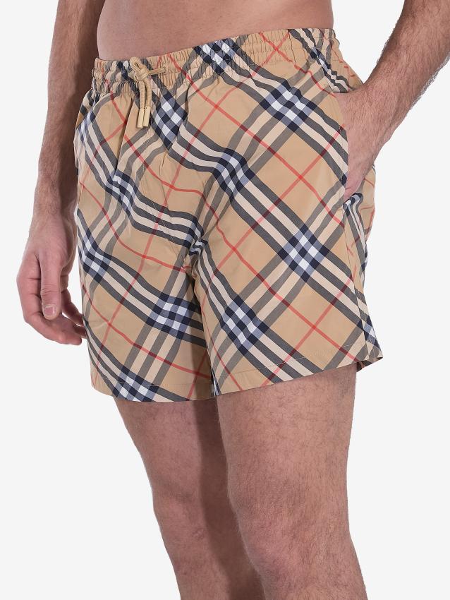 BURBERRY - Check swim boxers