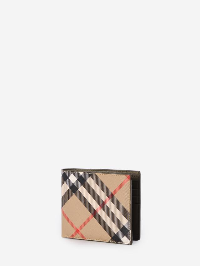 BURBERRY - Check bifold wallet