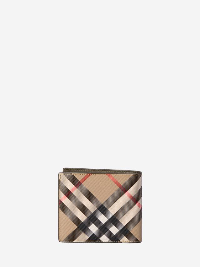 BURBERRY - Check bifold wallet