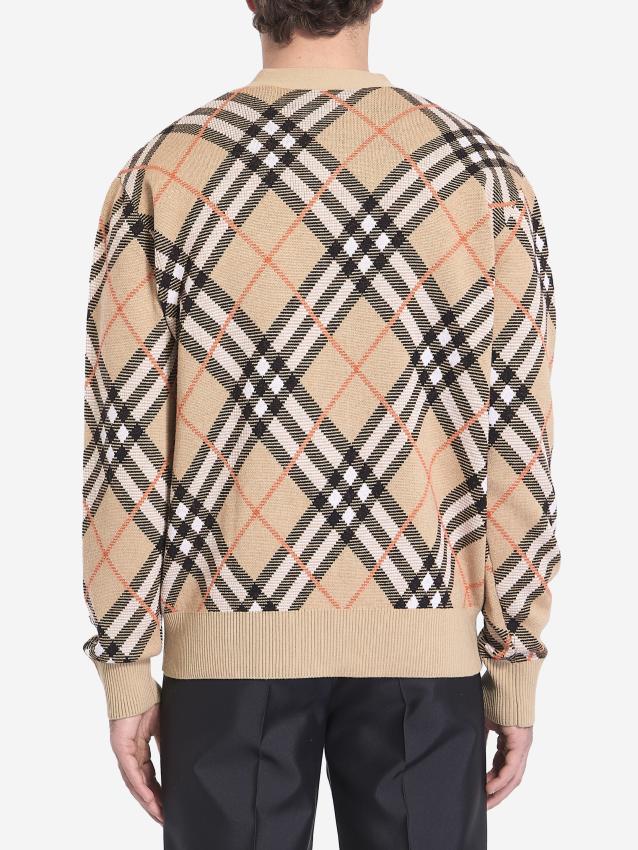 BURBERRY - Check cardigan