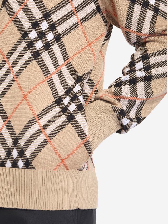 BURBERRY - Check cardigan