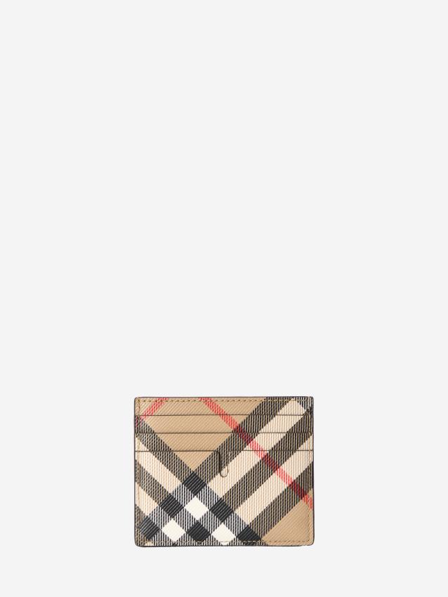 BURBERRY - Check card case