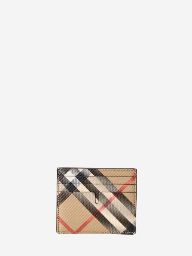 BURBERRY - Check card case