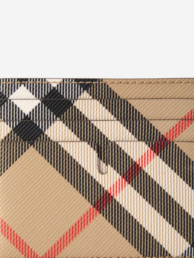 BURBERRY - Check card case