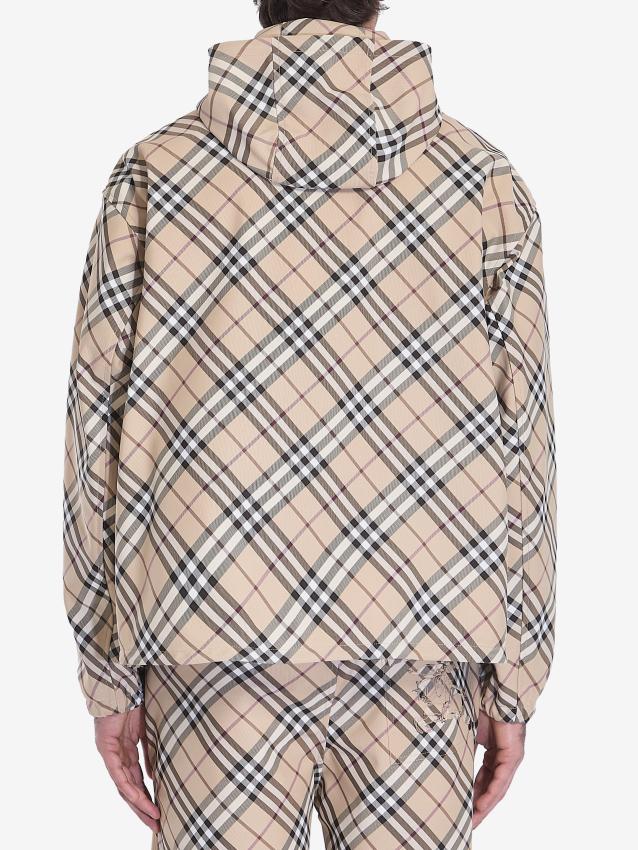 BURBERRY - Check twill jacket