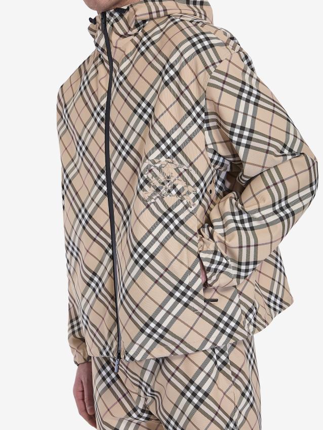 BURBERRY - Check twill jacket