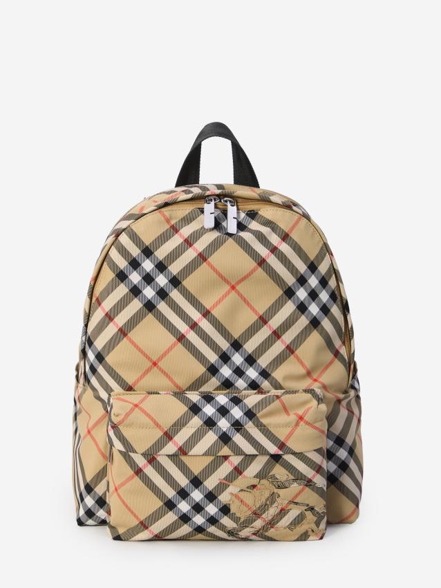 BURBERRY - Check backpack