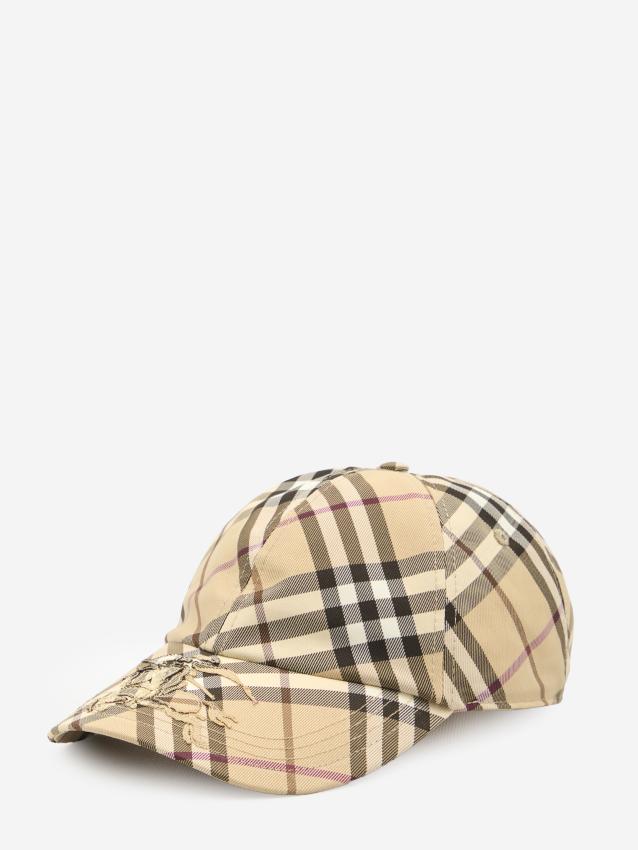 BURBERRY - Check baseball hat