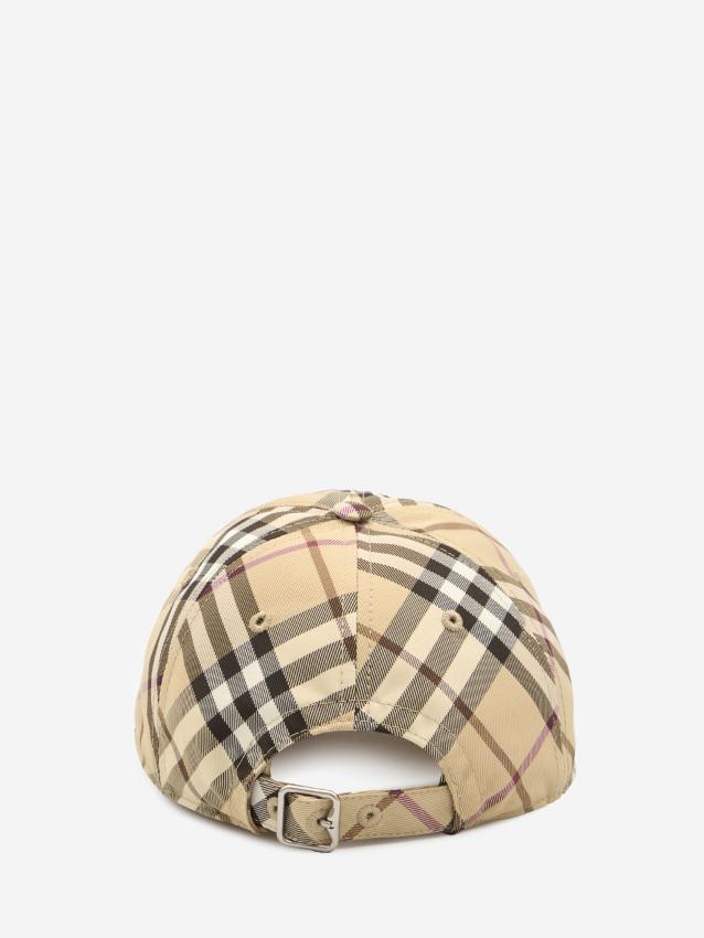 BURBERRY - Check baseball hat