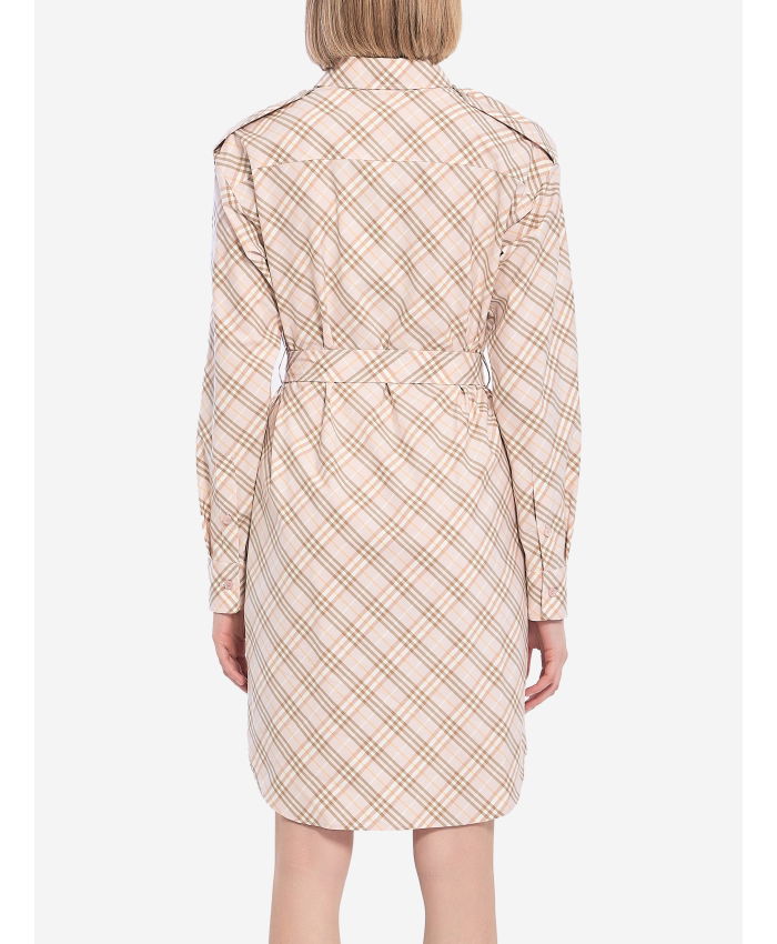 BURBERRY - Check shirt dress