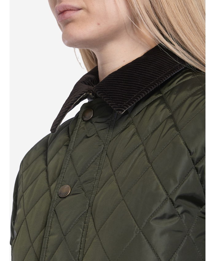 BURBERRY - Cropped quilted jacket