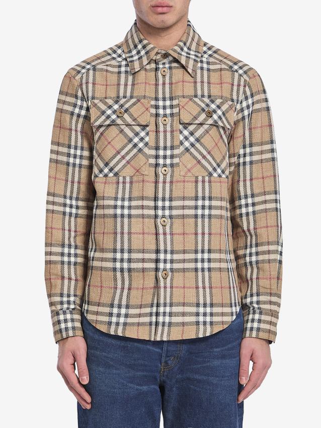 BURBERRY - Check overshirt