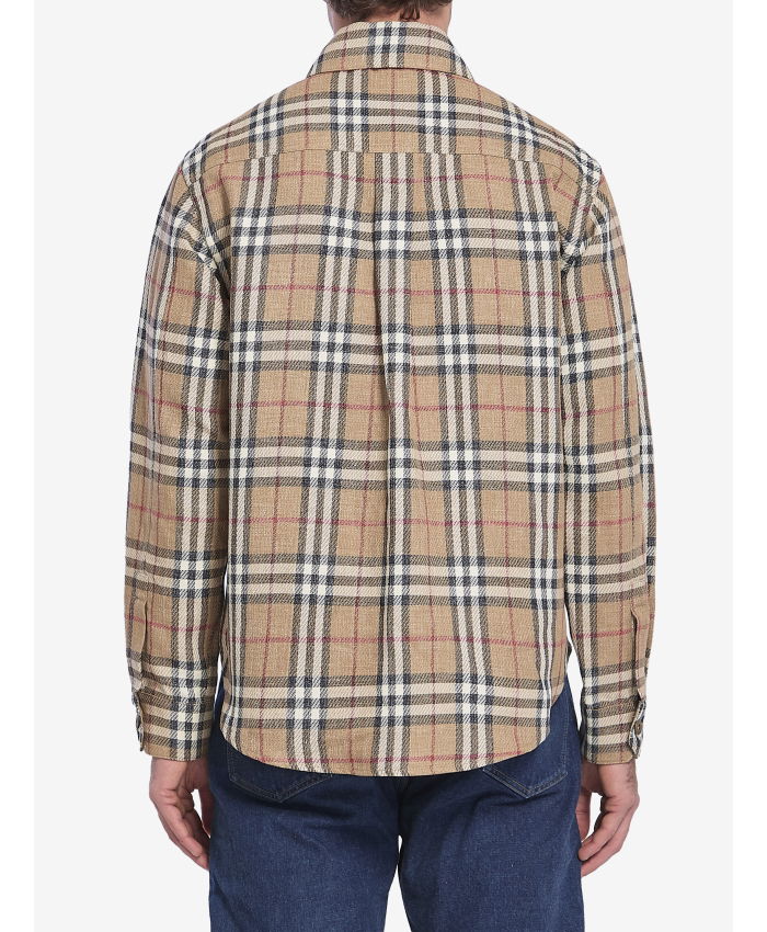 BURBERRY - Check overshirt