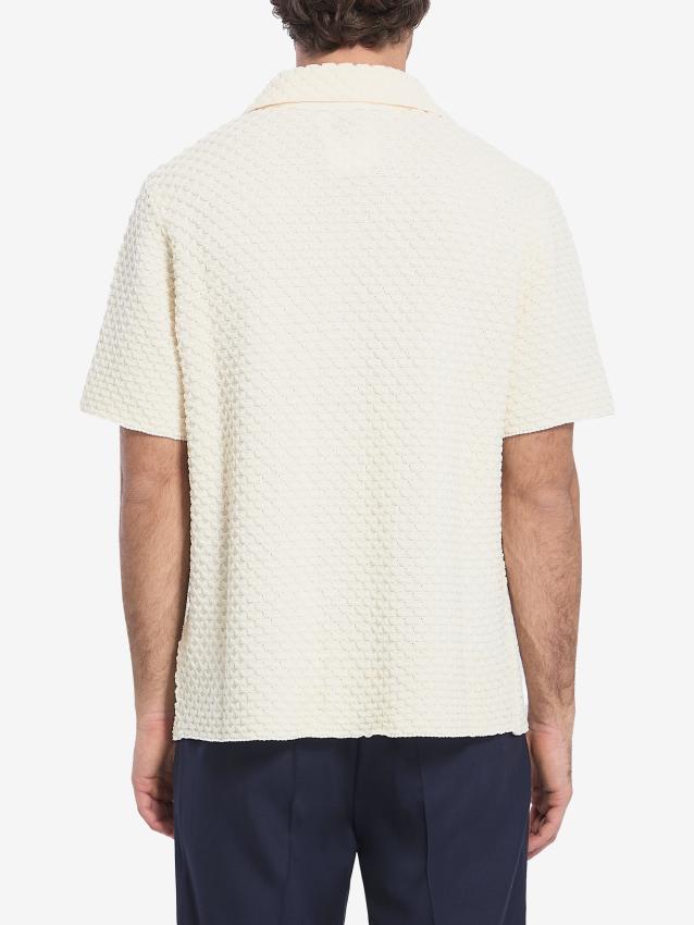 CASABLANCA - Textured knitted shirt