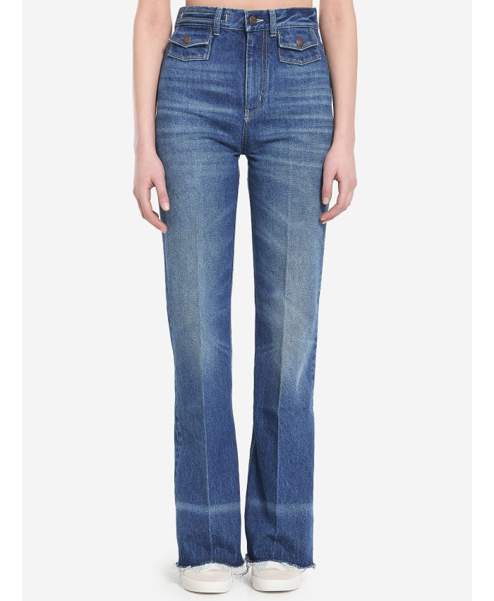 CHLOE - High-waisted flare jeans