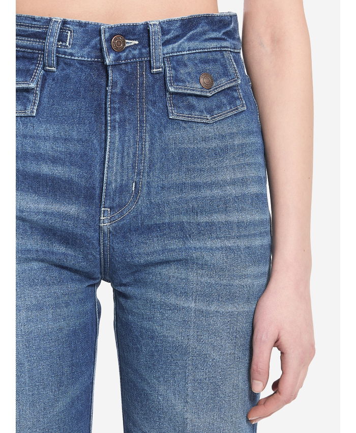 CHLOE - High-waisted flare jeans