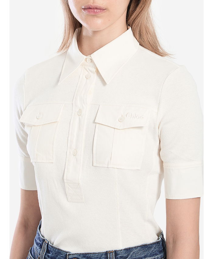 CHLOE - Utility-style polo shirt