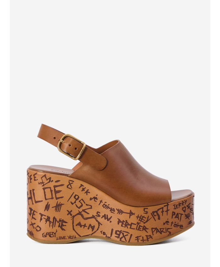 CHLOE - Maxime wedge sandals