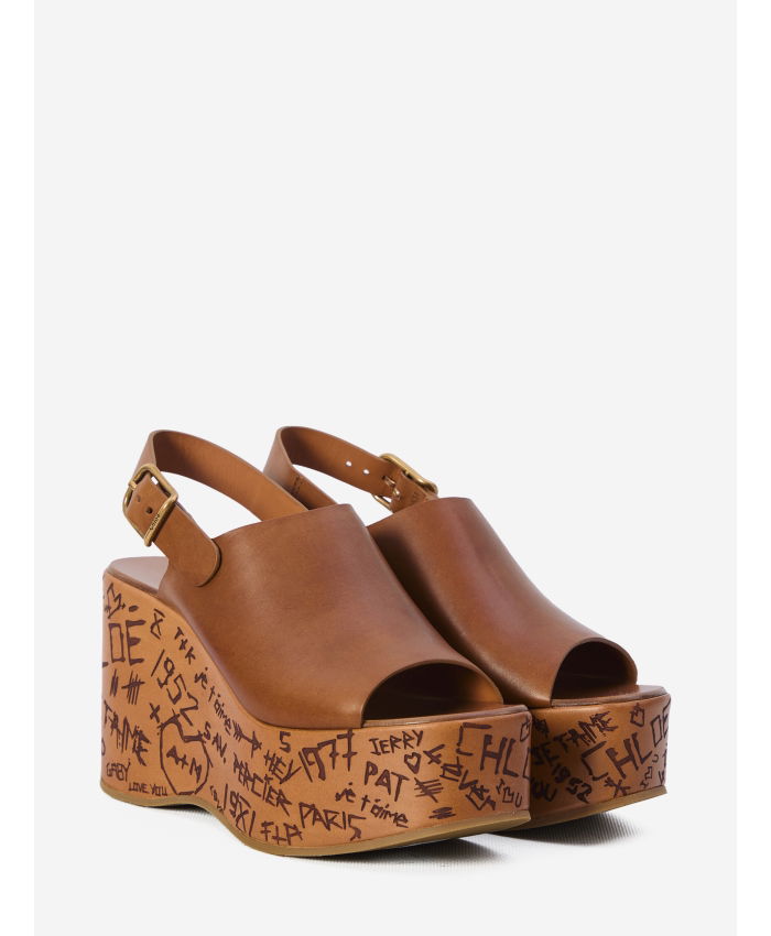 CHLOE - Maxime wedge sandals