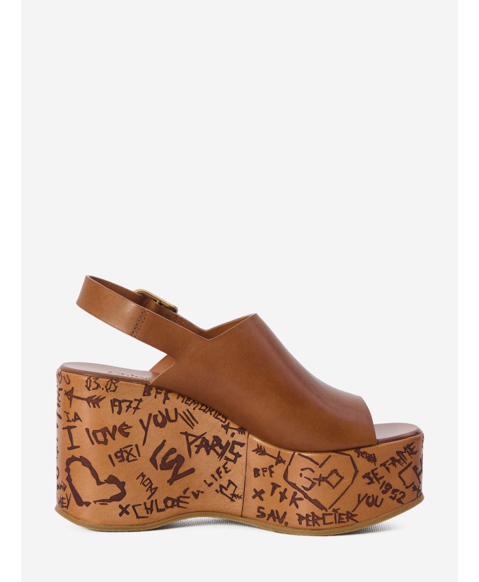 CHLOE - Maxime wedge sandals