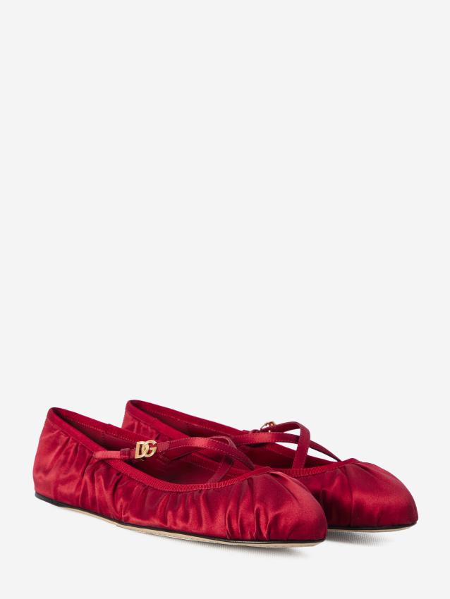 DOLCE&GABBANA - Satin ballerinas