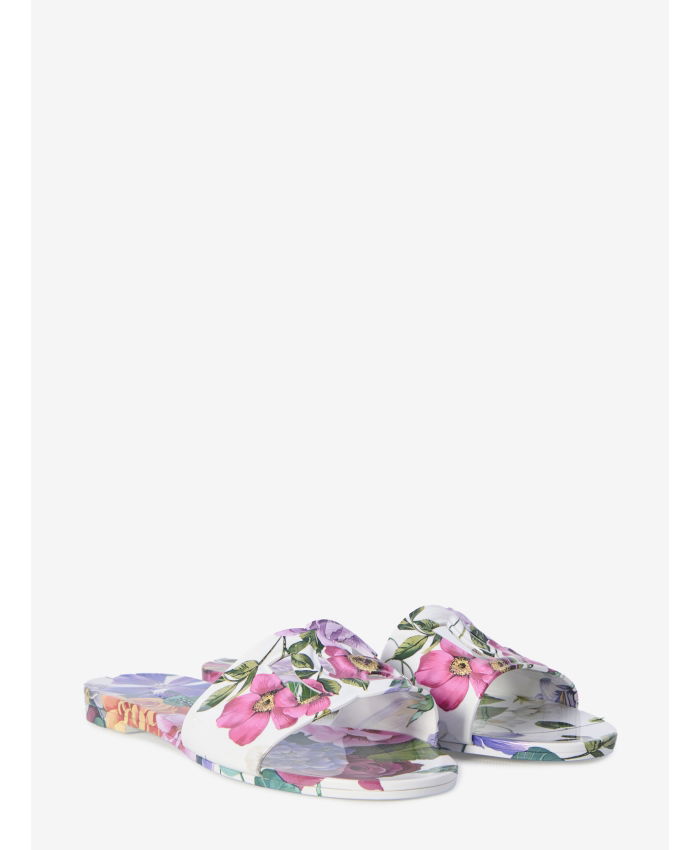 DOLCE&GABBANA - Floral beachwear slides